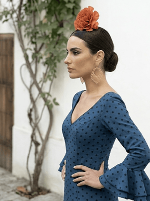 VESTIDO LUCÍA AZUL TINTA LUNAR