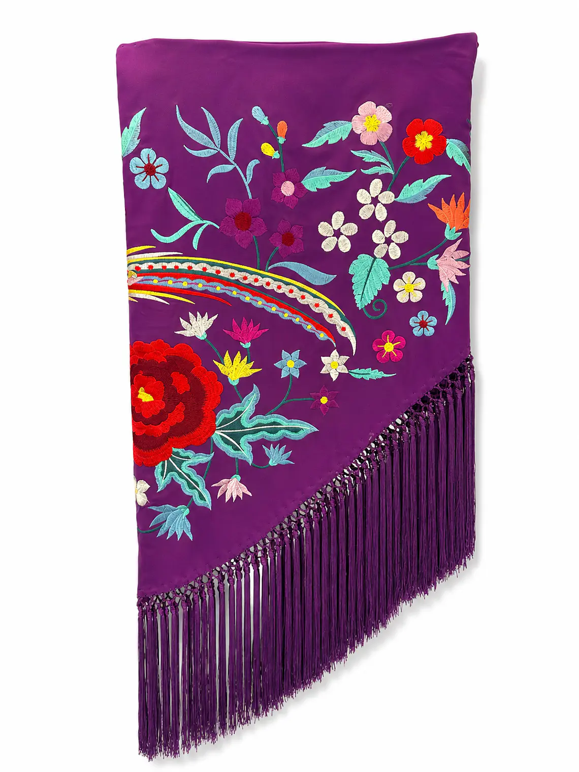 MANTONCILLO BERENJENA FLOR-PÁJARO 1