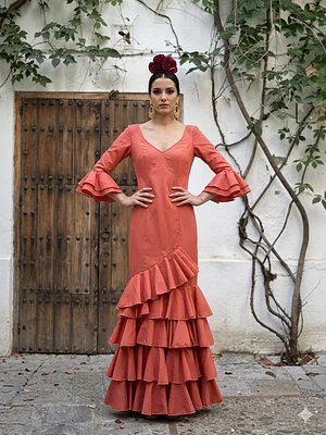 VESTIDO LUCÍA CORAL