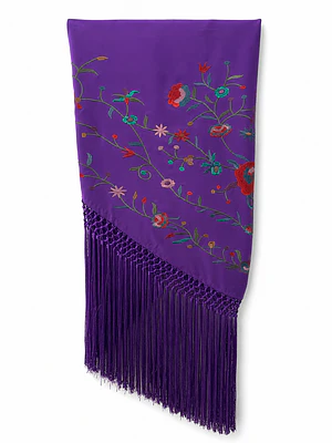 MANTONCILLO MORADO FLECO LARGO