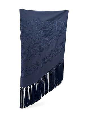 MANTONCILLO AZUL NOCHE LISO