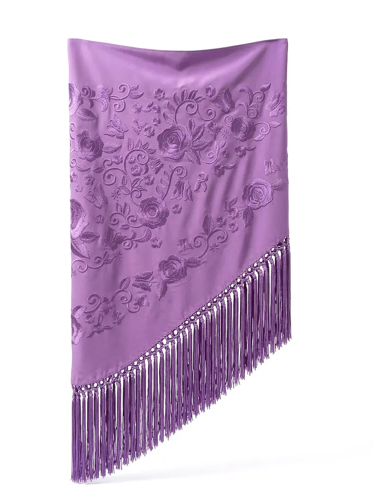 MANTONCILLO LILA LISO 1