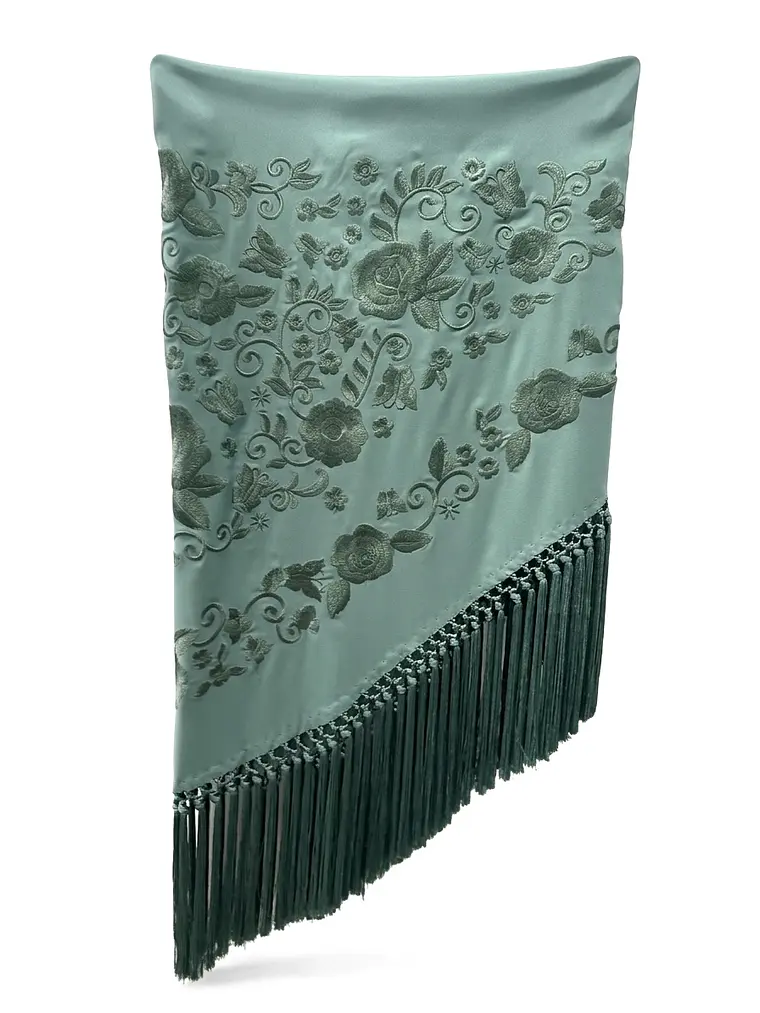 MANTONCILLO VERDE JABONOSO LISO 1