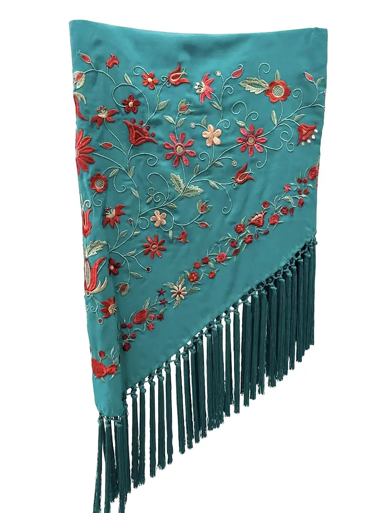 MANTONCILLO PRIMAVERA TURQUESA 1