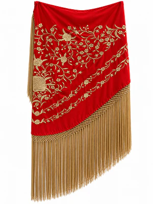 MANTONCILLO GOLD ROJO