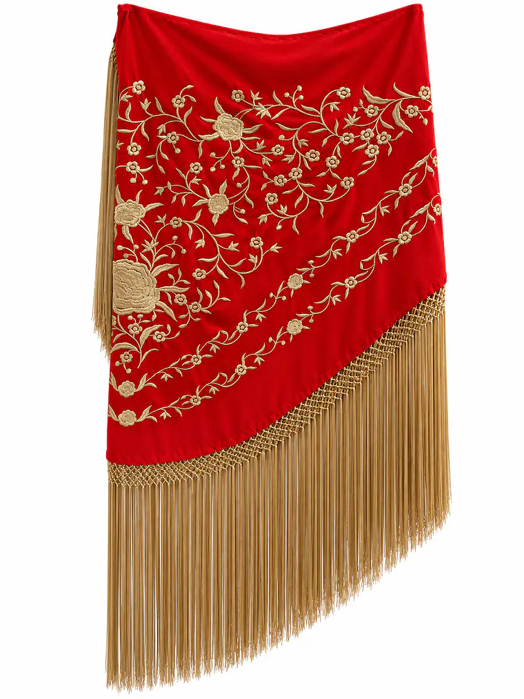 MANTONCILLO GOLD ROJO 1