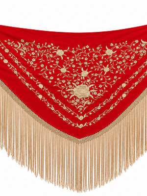 MANTONCILLO GOLD ROJO