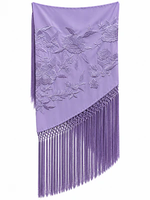 MANTONCILLO ISABELLA LAVANDA FLECO LARGO