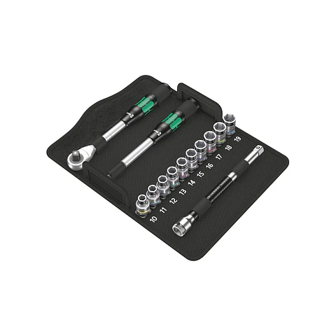 Juego de ratchet Zyklop Hybrid 1/2"