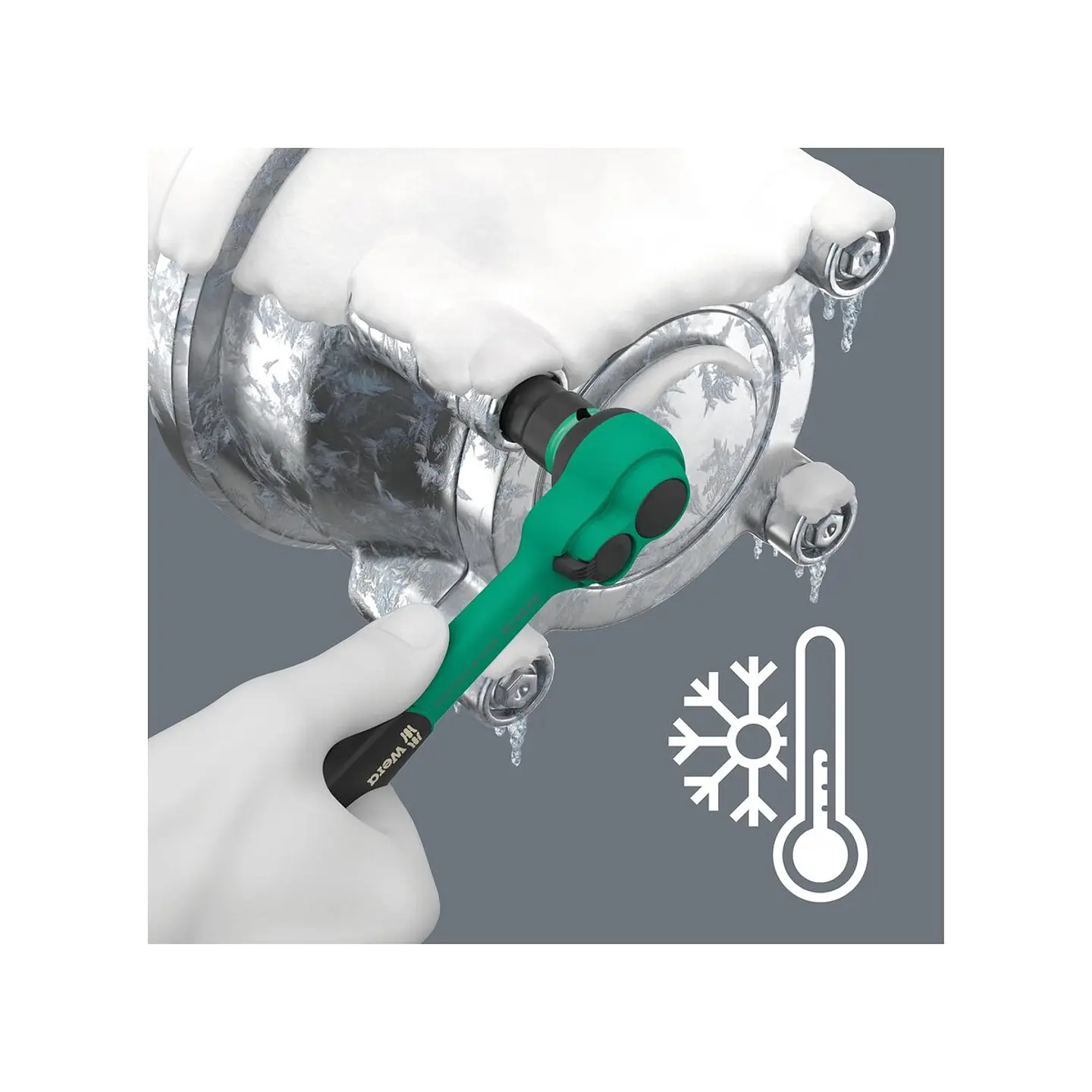 Juego de ratchet Zyklop Comfort 3/8
