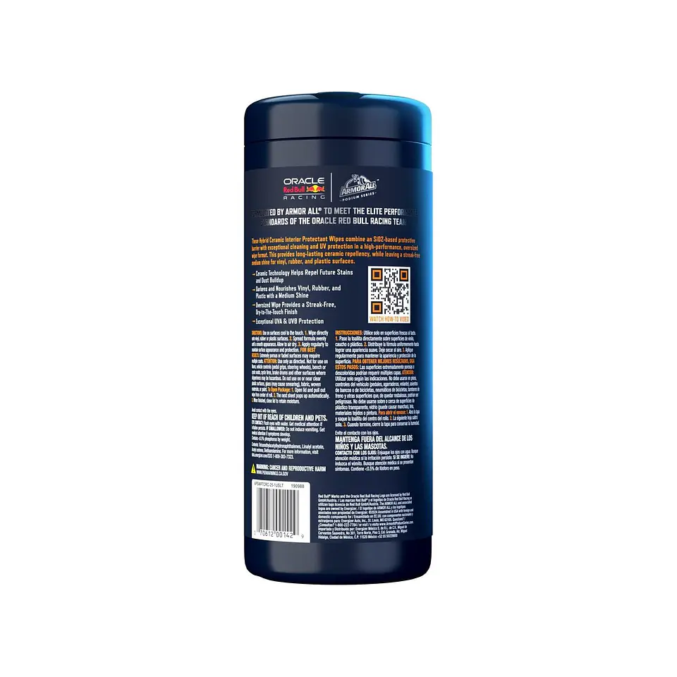 Toallitas húmedas Armor All Protectant Wipes 2