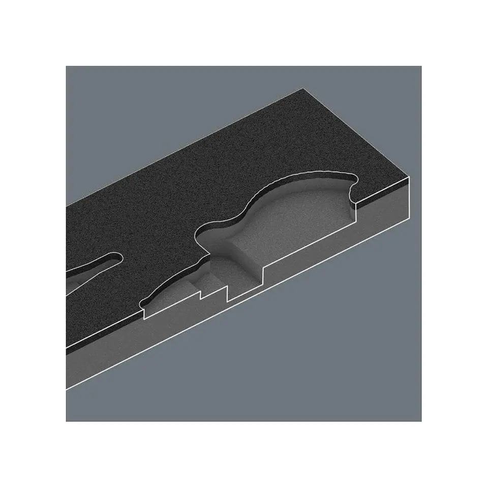 Wera 9881 Bandeja de Espuma para Juego de Tenazas KNIPEX Set 2 3
