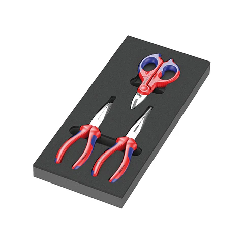 Wera 9881 Bandeja de Espuma para Juego de Tenazas KNIPEX Set 2