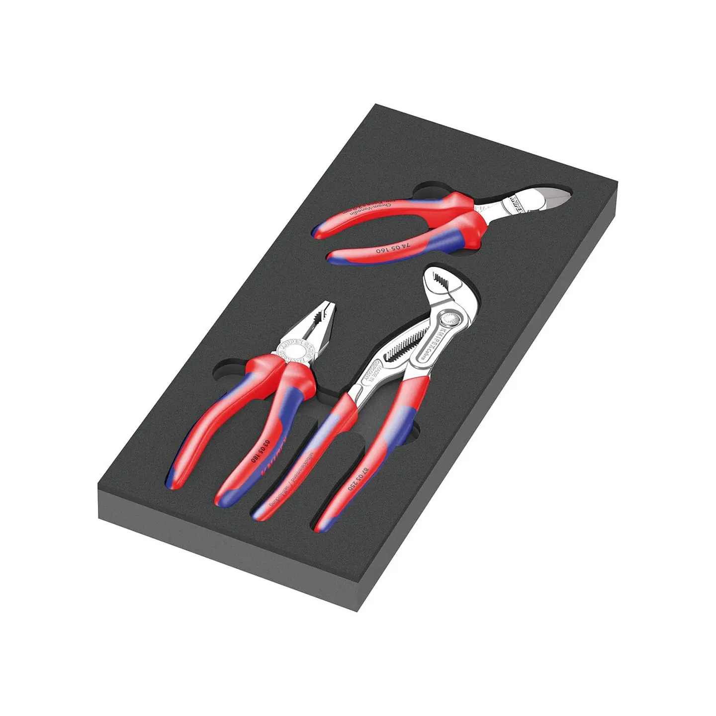 Wera 9880 Bandeja de Espuma para Juego de Tenazas KNIPEX Set 1 1