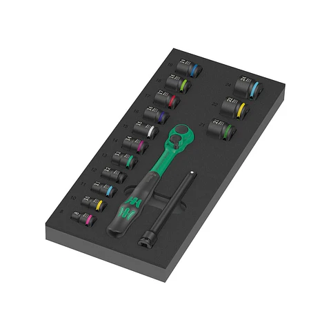 Wera 9824 Bandeja de Espuma para Zyklop Comfort Set 1 3/8"