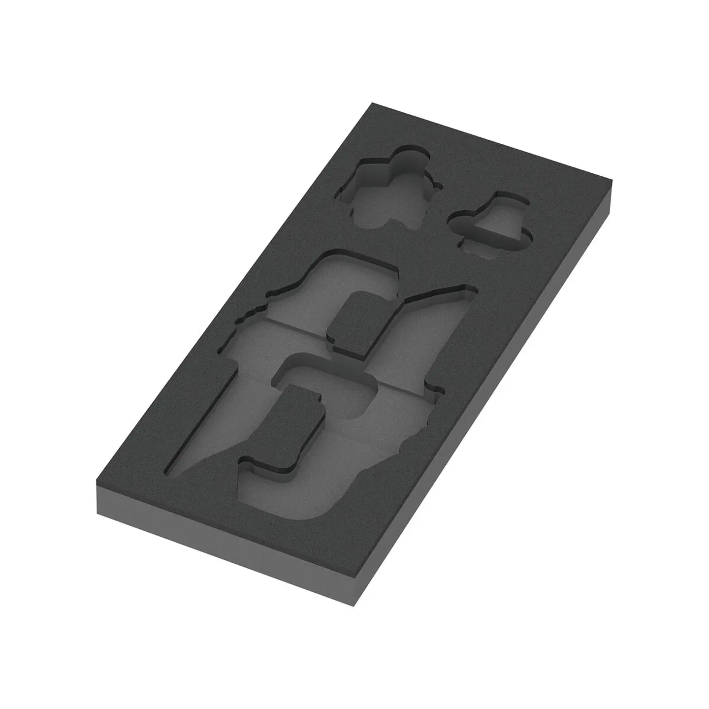 Wera 9840 Bandeja de Espuma para Juego de Llaves Acodadas Set 1 2