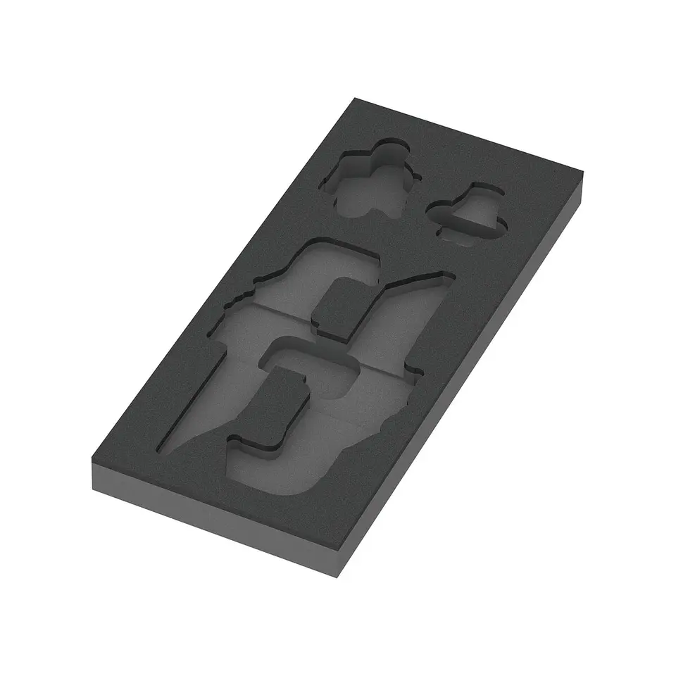 Wera 9840 Bandeja de Espuma para Juego de Llaves Acodadas Set 1 2