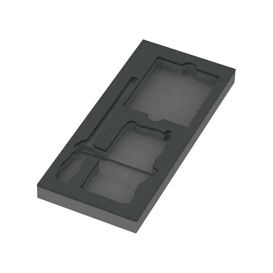 Wera 9850 Bandeja de Espuma para Kraftform Kompakt y Tool-Check PLUS Set 1 2