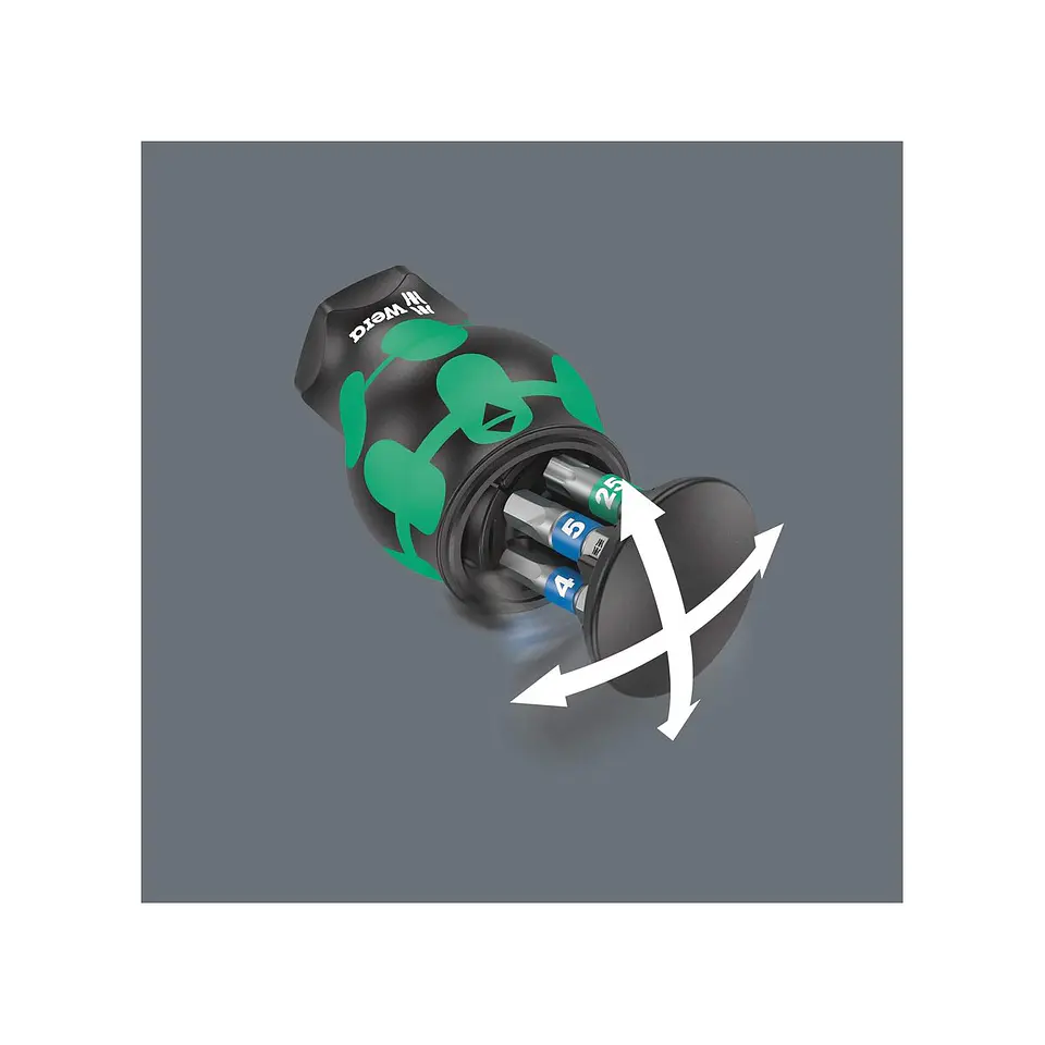 Wera Kraftform Kompakt Stubby Recámara 3, 6 Piezas 5