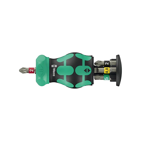 Wera Kraftform Kompakt Stubby Recámara RA 2, 6 Piezas
