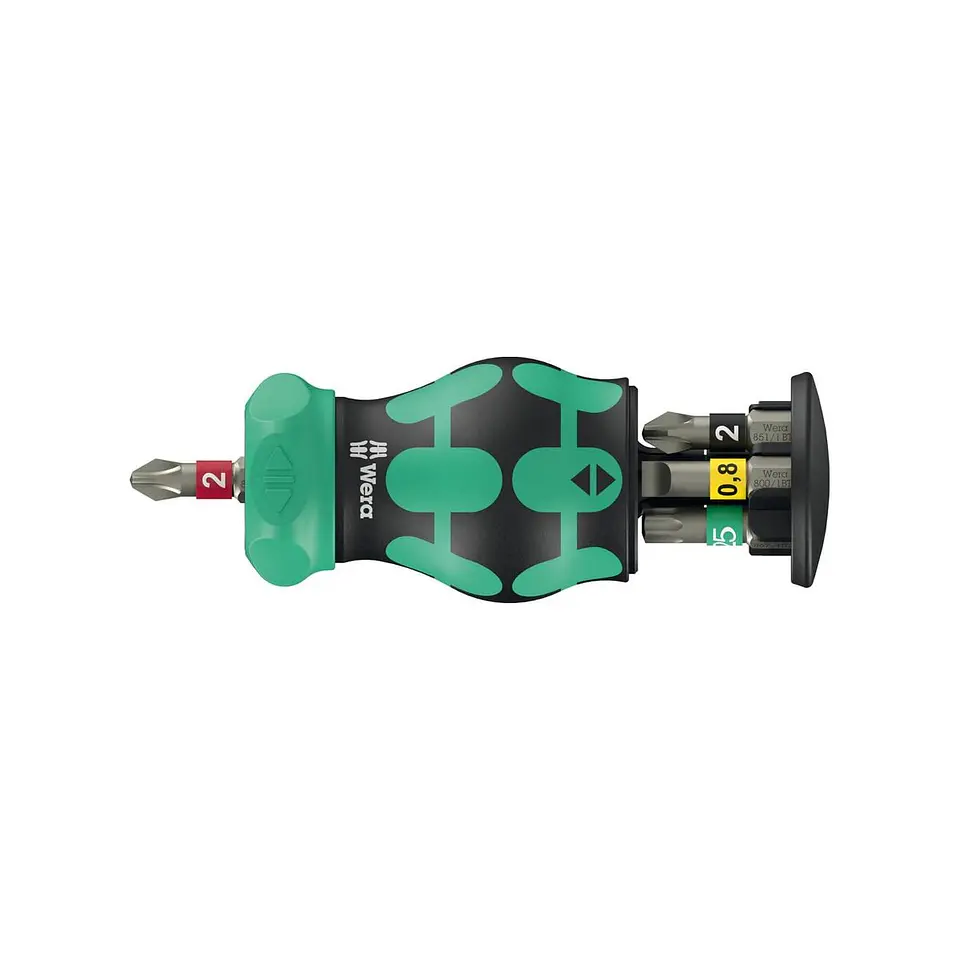 Wera Kraftform Kompakt Stubby Recámara RA 2, 6 Piezas 1