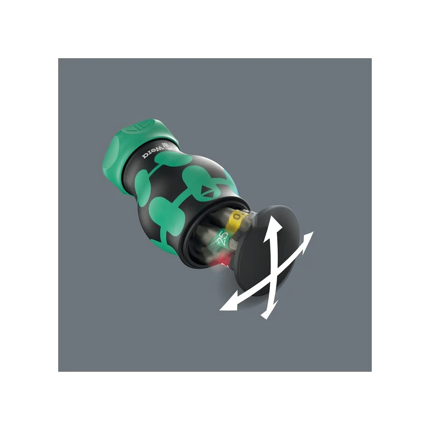 Wera Kraftform Kompakt Stubby Recámara RA 2, 6 Piezas 6