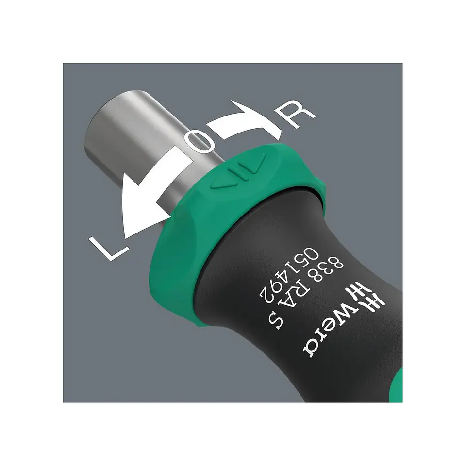 Wera 838 RA S Porta-Puntas con Función de Carraca 1/4