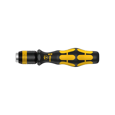 Wera 813 R ESD Porta-Puntas Rapidaptor Antiestático 1/4" x 90 mm