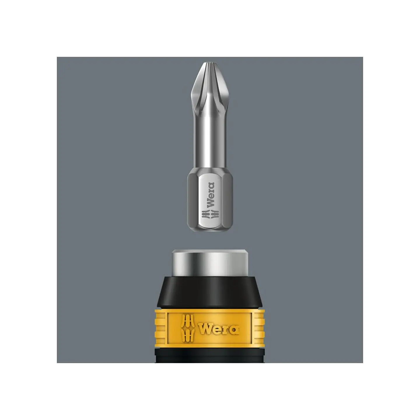 Wera 813 R ESD Porta-Puntas Rapidaptor Antiestático 1/4