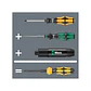 Wera 921 Kraftform Plus Destornillador de Impacto Manual 1/4