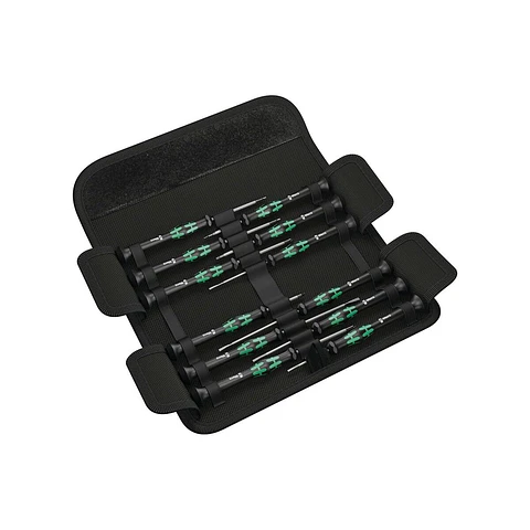 Wera Kraftform Micro 12 Universal 1 Juego de Destornilladores de Precisión, 12 Piezas