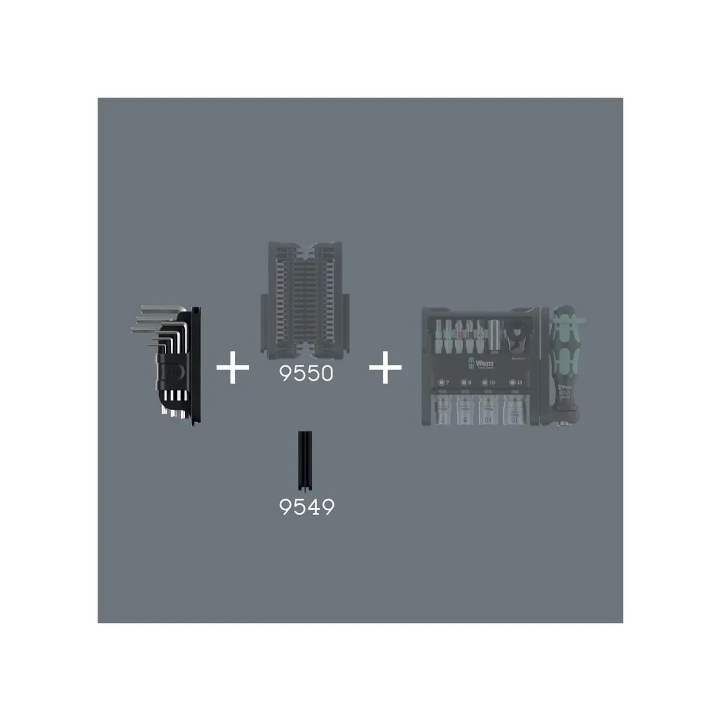 Wera Tool-Check Modular Llaves Allen Hex-Plus 1, 7 Piezas 3