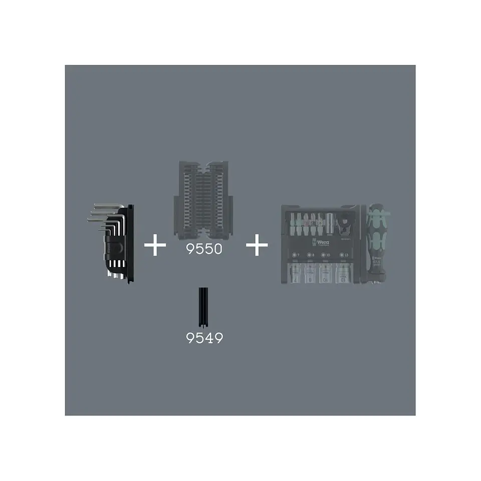 Wera Tool-Check Modular Llaves Allen Hex-Plus 1, 7 Piezas 3