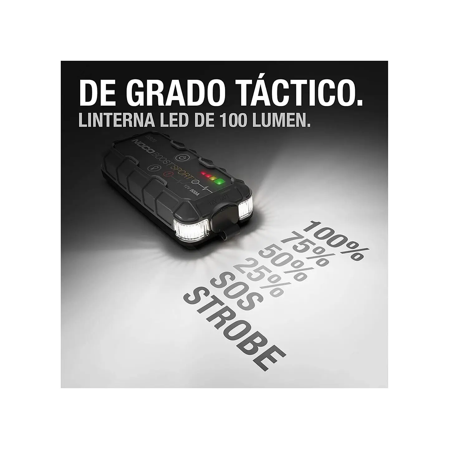 NOCO Boost Sport GB20 Arrancador de Batería de Litio 500A 5