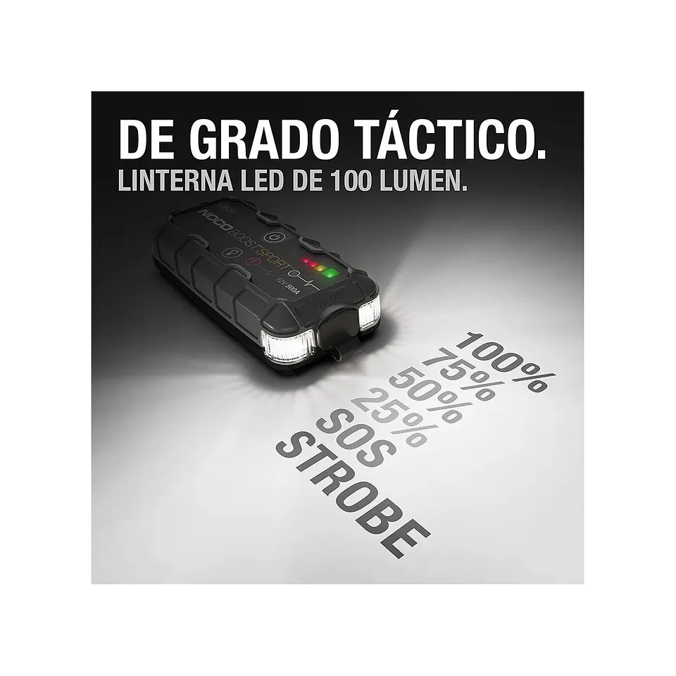 NOCO Boost Sport GB20 Arrancador de Batería de Litio 500A 5