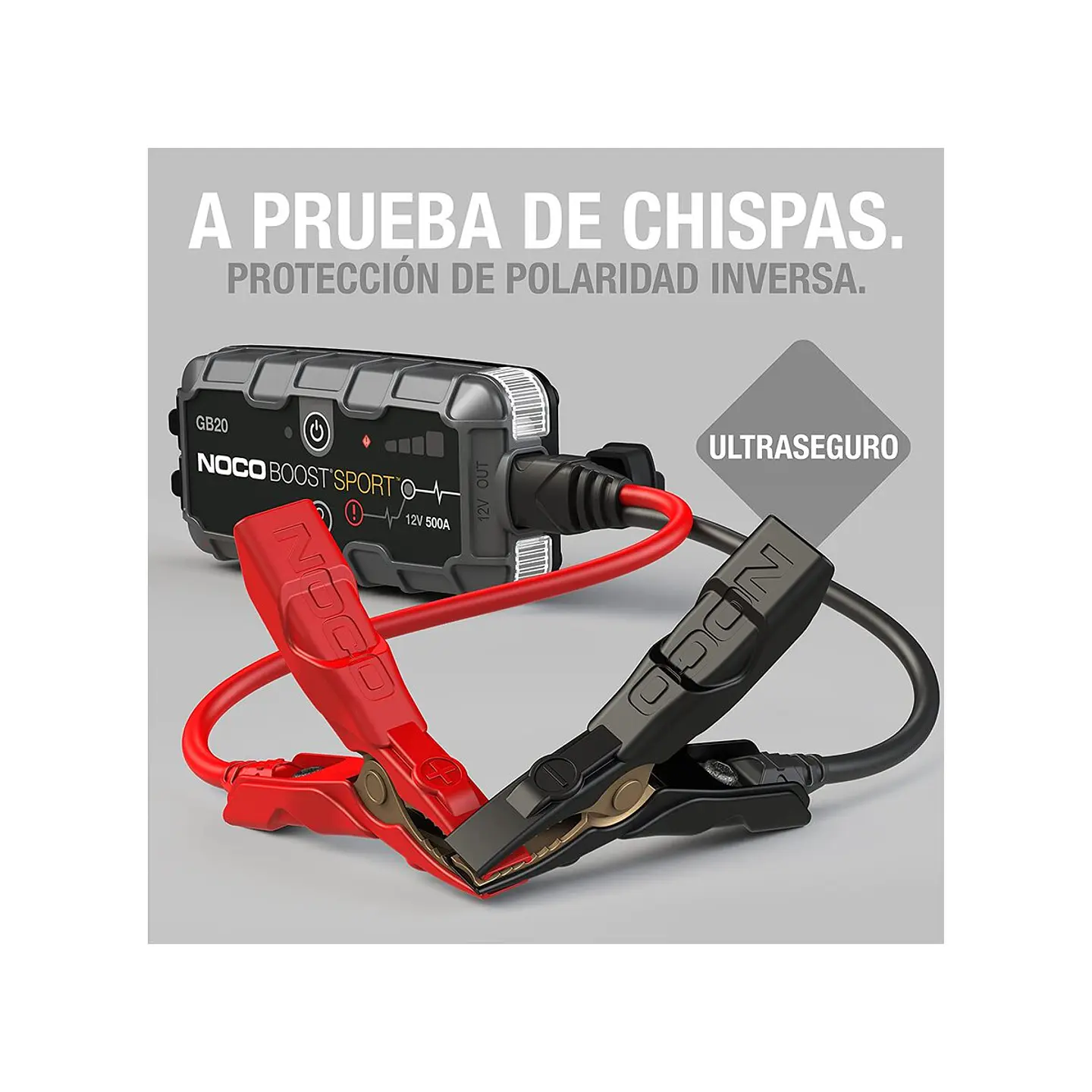 NOCO Boost Sport GB20 Arrancador de Batería de Litio 500A 2