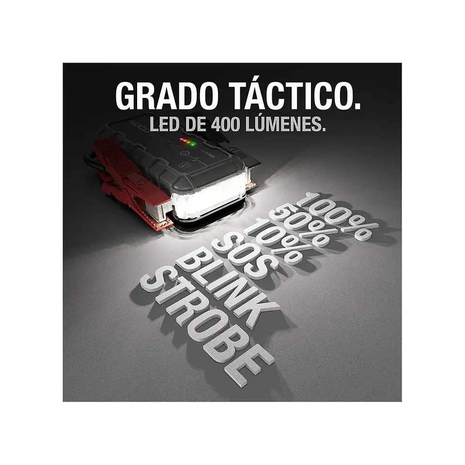 NOCO Boost HD GB70 Arrancador de Batería de Litio 2000A 5