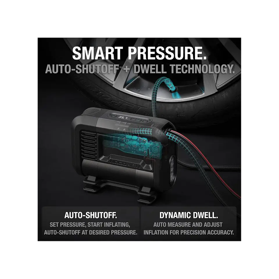 NOCO AIR10 Compresor de Aire Portátil Ultrarrápido 10A 60 PSI 5