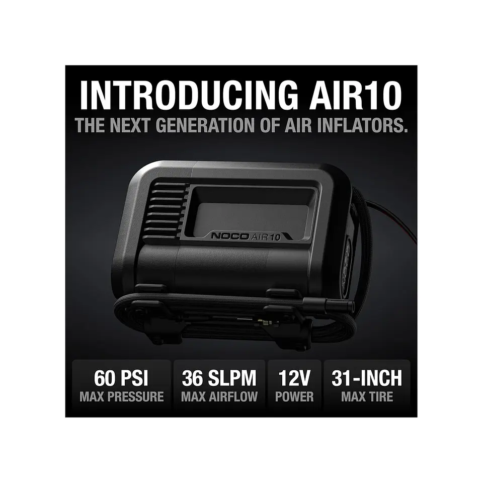 NOCO AIR10 Compresor de Aire Portátil Ultrarrápido 10A 60 PSI 2