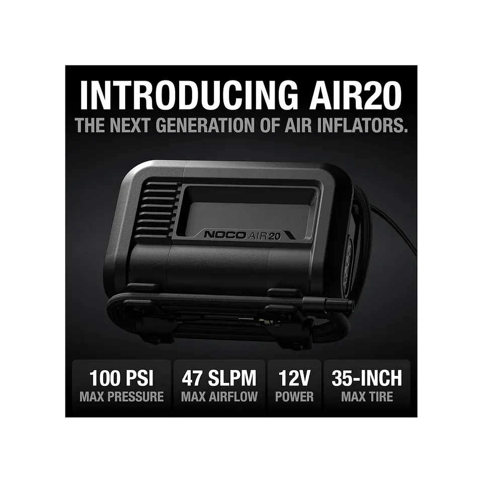 NOCO AIR20 Compresor de Aire Portátil Ultrarrápido 20A 100 PSI 2