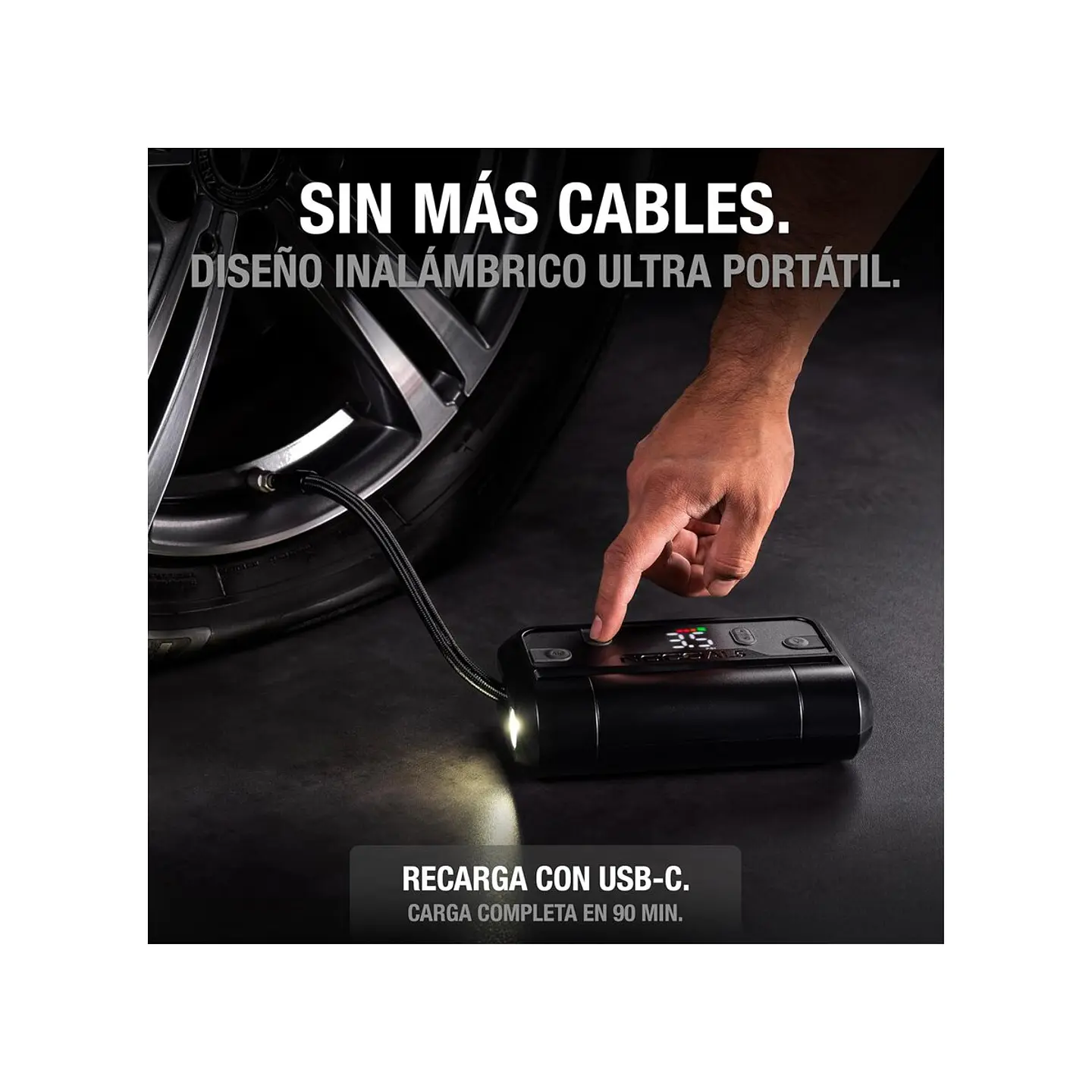 NOCO AL5 Inflador de Aire Portátil con Batería de Litio 130 PSI 7