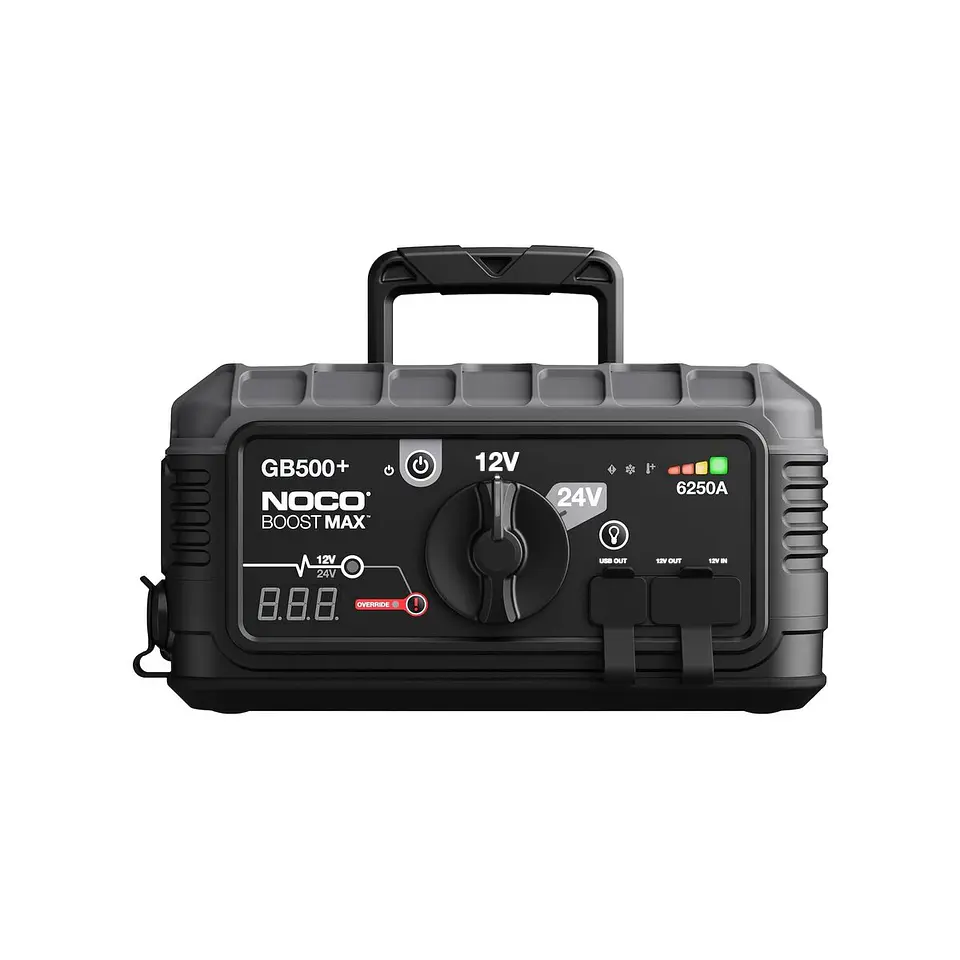 NOCO Boost MAX GB500+ Arrancador de Batería Comercial 6250A 12V/24V 1