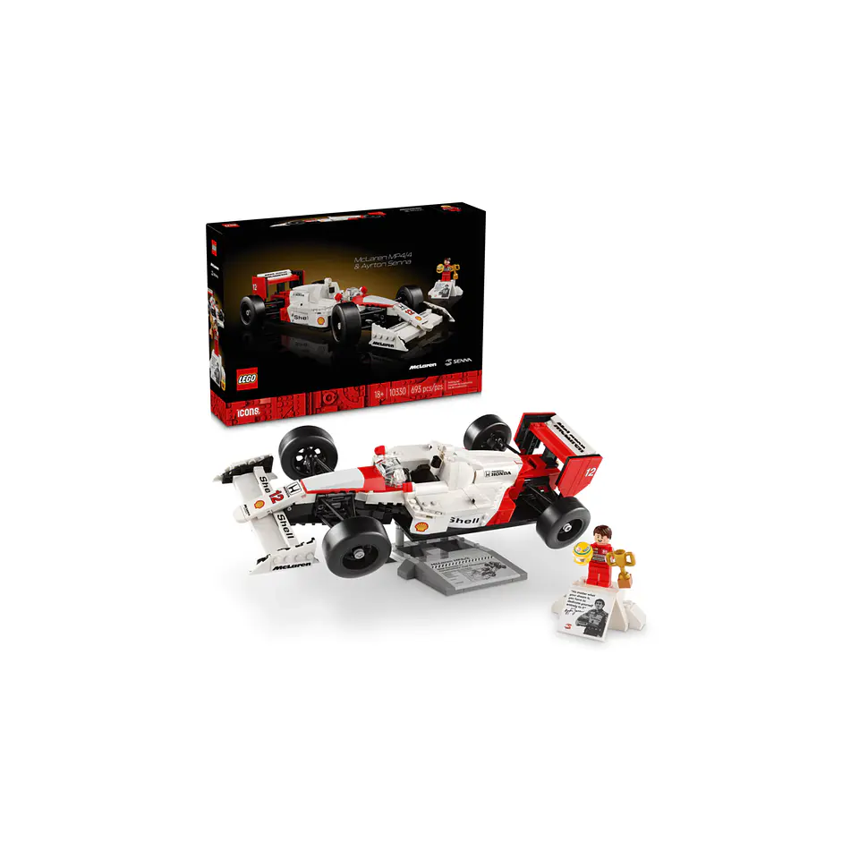 LEGO Icons McLaren MP4/4 & Ayrton Senna (10330) 1