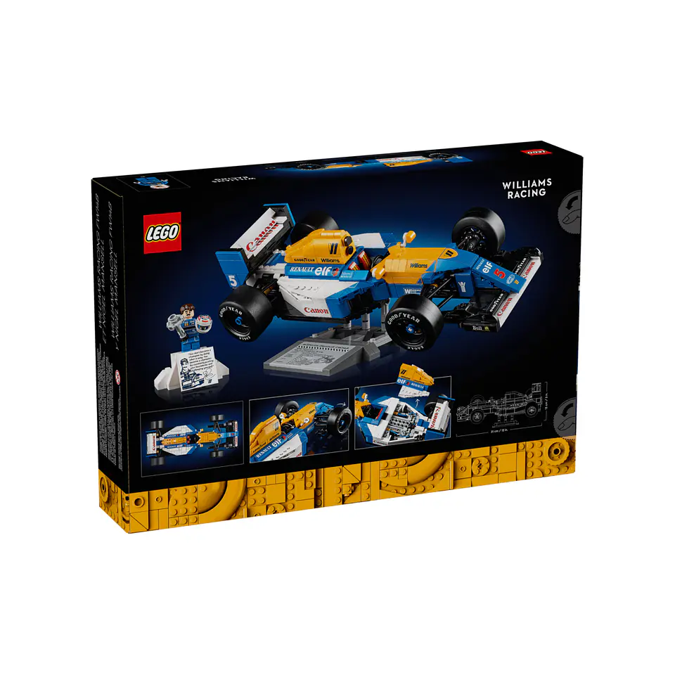 LEGO Icons Williams Racing FW14B & Nigel Mansell (10353) 2
