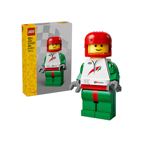 LEGO Minifigura Piloto de Carreras a Escala (40819)