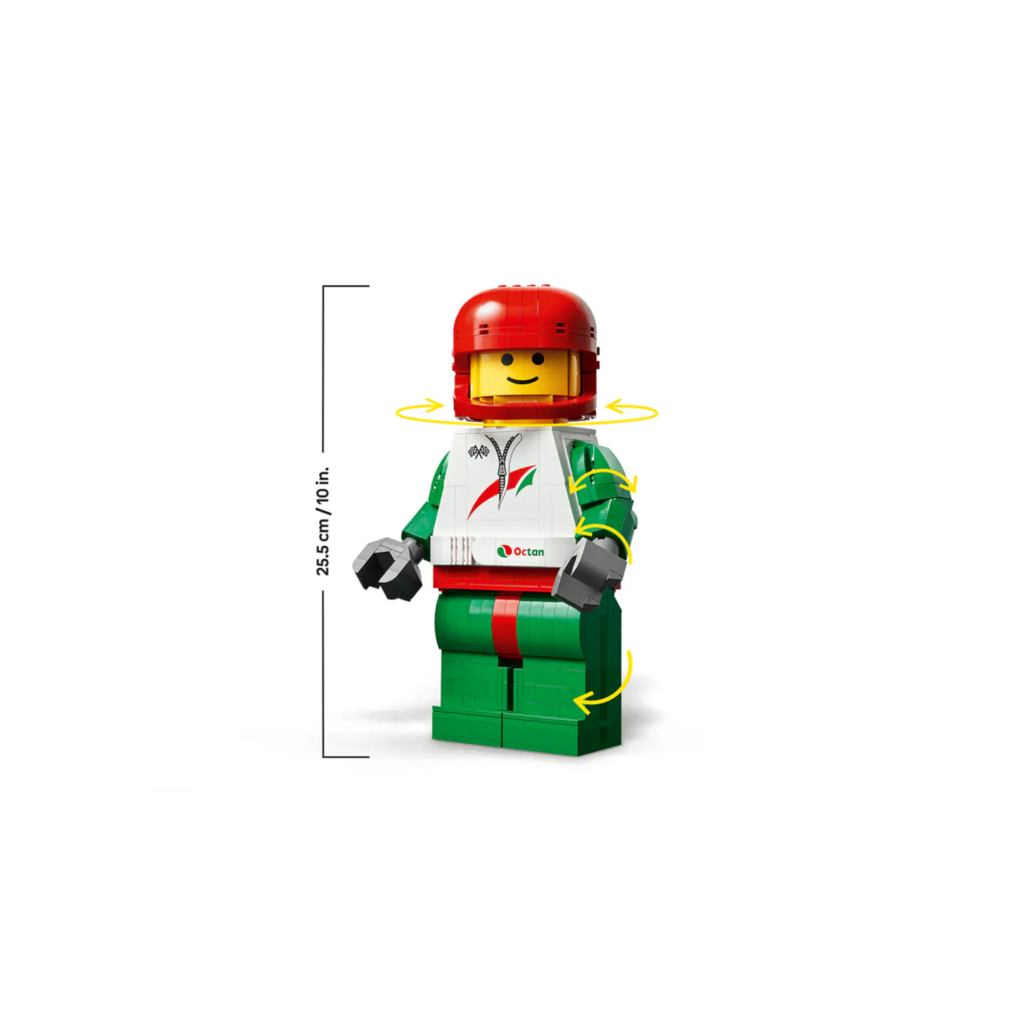 LEGO Minifigura Piloto de Carreras a Escala (40819) 5