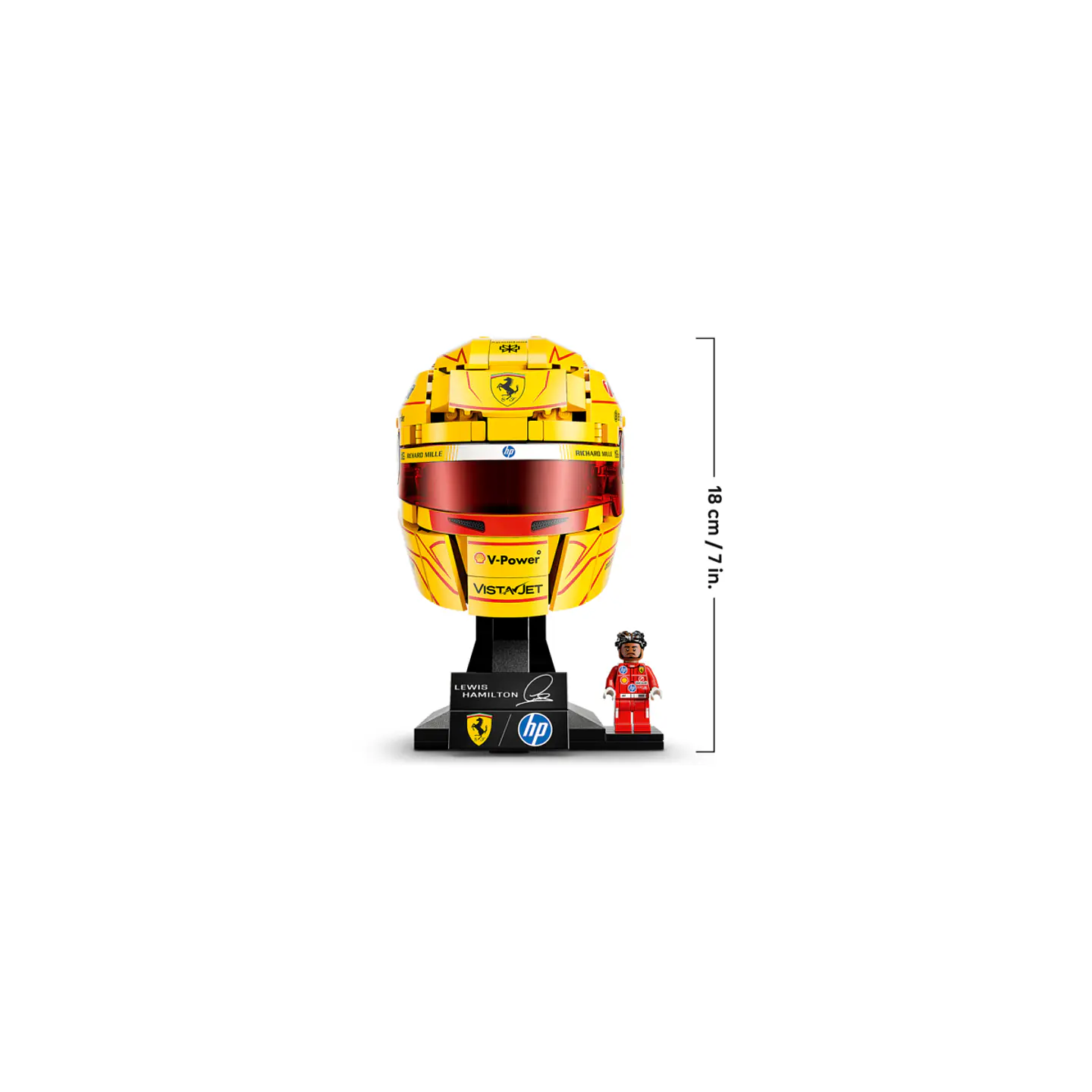 LEGO Scuderia Ferrari HP Lewis Hamilton Helmet (43022) 10