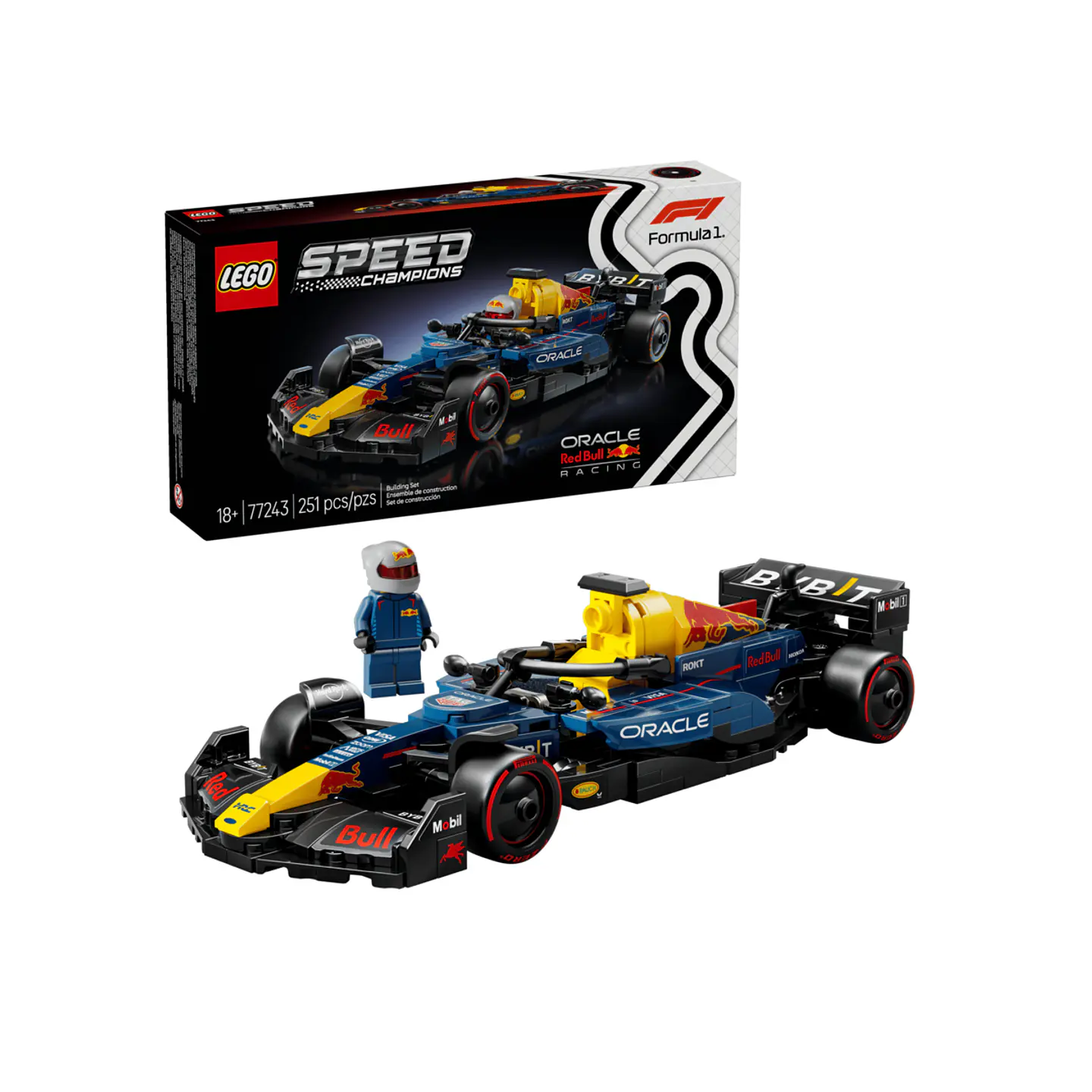 LEGO Speed Champions Oracle Red Bull Racing RB20 F1 Race Car (77243) 1