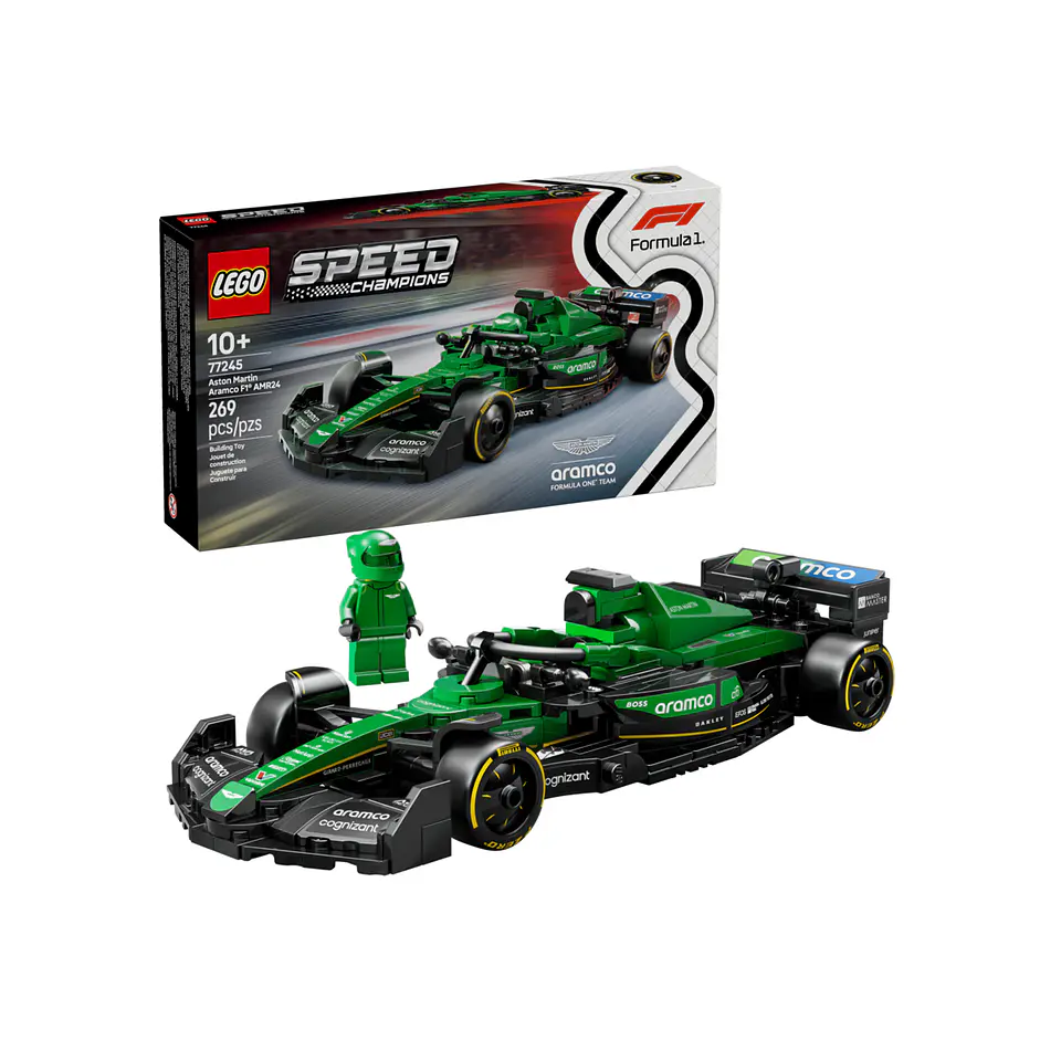 LEGO Speed Champions Aston Martin Aramco F1 AMR24 Race Car (77245) 1