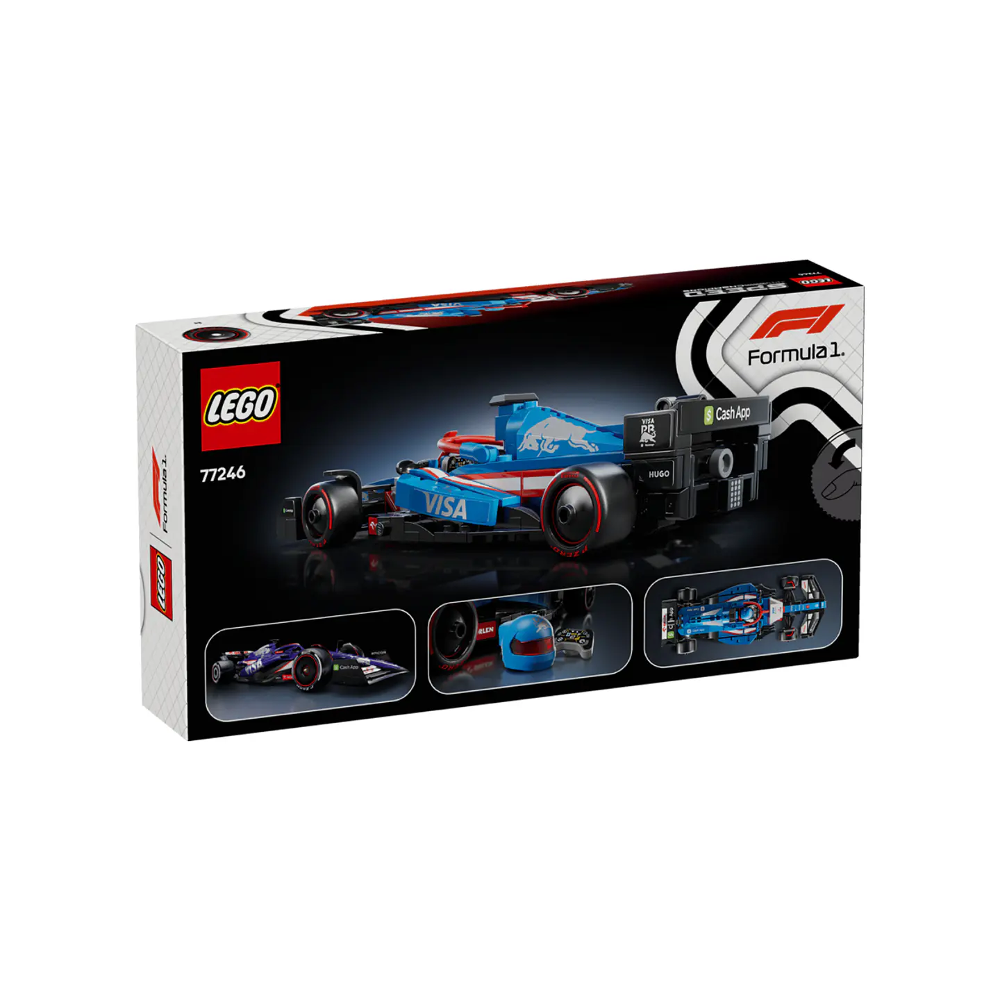 LEGO Speed Champions Visa Cash App RB VCARB 01 F1 Race Car (77246) 10